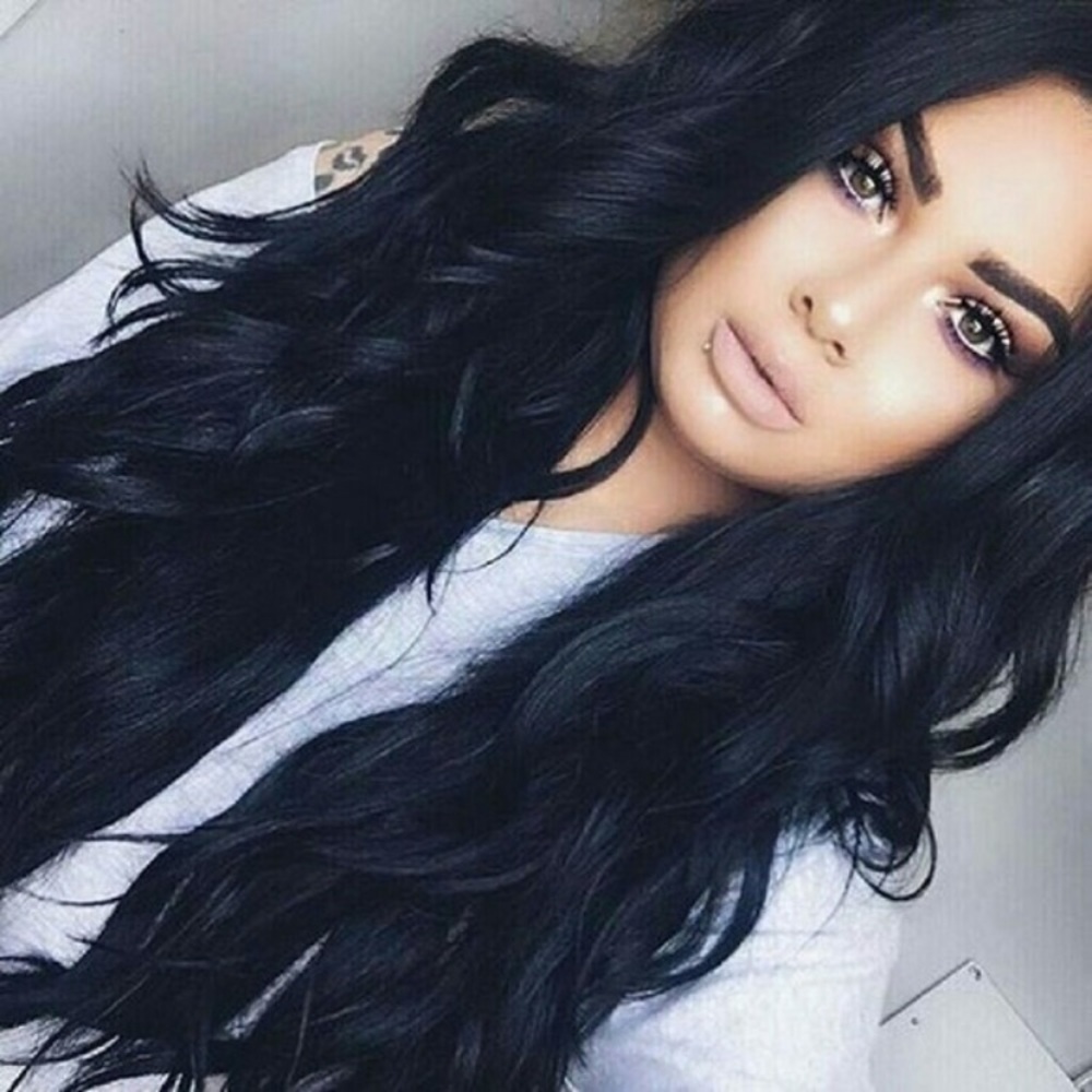 - 💫TURI 24” BLACK BODY WAVY LACE FRONT WIG💫NWT